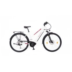   Neuzer Belluno női 17"-os E-Trekking | középmotoros elektromos kerékpár - Fehér/bordó