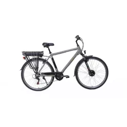   Neuzer Parma férfi 21" E-Trekking BAFANG teleszkópos nyomaték szenzoros matt zöldes szürke/arany-fekete