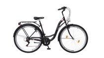   Neuzer Ravenna 6 - 6 sebességes női városi kerékpár - Fekete/korall