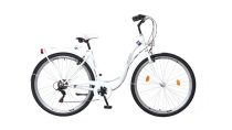  Neuzer Ravenna 6 - 6 sebességes női városi kerékpár - Fehér-lila