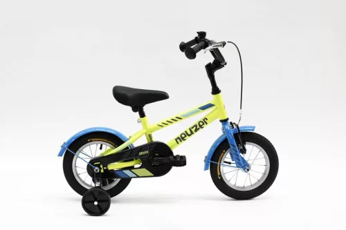 Neuzer-BMX-12-fiu-gyerek-kerekpar-Sarga-fekete-kek