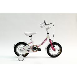 Neuzer-BMX-12-lany-gyerek-kerekpar-Feher-pink