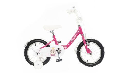 Neuzer-BMX-14-lany-gyerek-kerekpar-Pink-feher-hercegnos