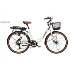  Neuzer Econelo 26" női elektromos kerékpár - 18 E-City fehér 36V