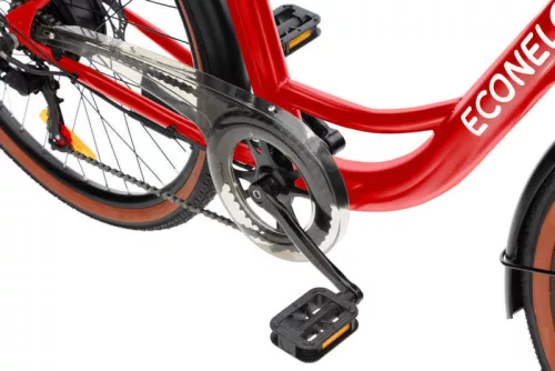 Neuzer Econelo 26" női elektromos kerékpár - 18 E-City piros 36V