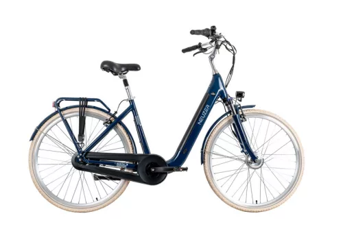 Neuzer Easyboarding 28" E-trekking női kerékpár - Kék 19"-os vázzal (nyomatékszenzoros)