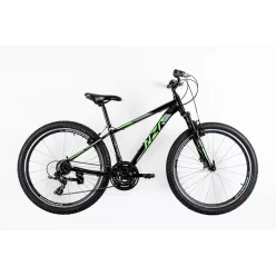 Neuzer-Nelson-30-fiu-MTB-kerekpar-26--15-os-vazzal--fekete-neon-zold-teleszkopos