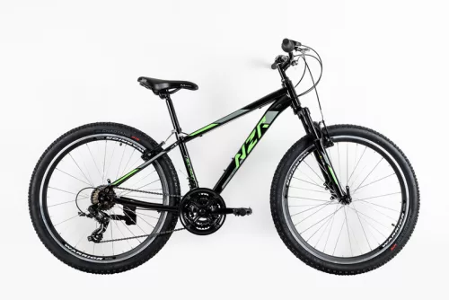 Neuzer-Nelson-30-fiu-MTB-kerekpar-26--15-os-vazzal--fekete-neon-zold-teleszkopos
