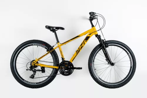 Neuzer Nelson 30 férfi mtb kerékpár 17"-os vázzal | aranysárga/fekete teleszkópos