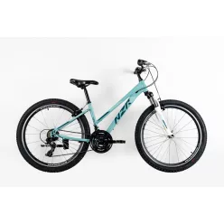 Neuzer-Nelson-30-lany-MTB-kerekpar-26--15-os-vazzal--turkiz-zold-teleszkopos