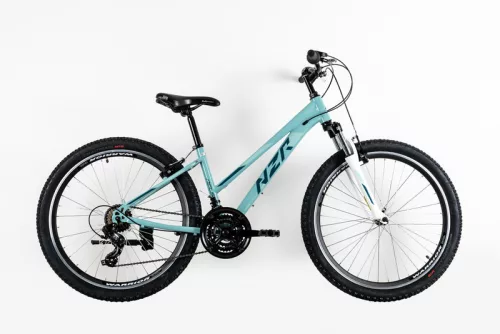 Neuzer Nelson 30 női mtb kerékpár 17"-os vázzal | türkiz/zöld teleszkópos