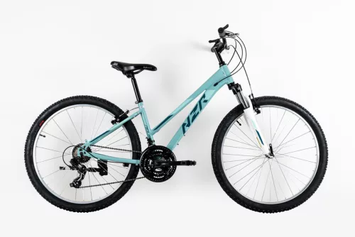 Neuzer-Nelson-18-lany-MTB-kerekpar-26--15-os-vazzal--turkiz-zold-teleszkopos