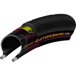   Continental országúti kerékpáros külső gumi 25-622 Gatorskin 700x25C fekete/fekete, DuraSkin hajtogathatós