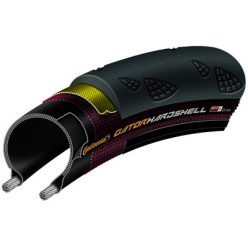   Continental országúti kerékpáros külső gumi 23-622 GatorHardshell 700x23C fekete/fekete, DuraSkin hajtogathatós