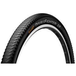  Continental MTB kerékpáros külső gumi 50-584 Double Fighter III 27,5x2,0 fekete/fekete, reflektoros