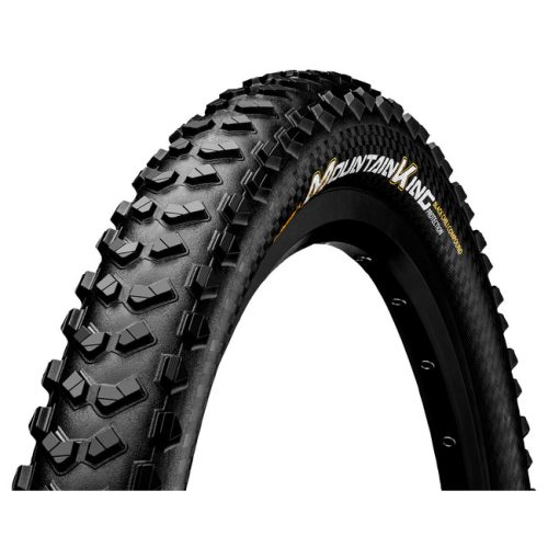 Continental MTB kerékpáros külső gumi 58-584 Mountain King ProTection 27,5x2,3, tubeless ready, fekete/fekete Skin, hajtogathatós