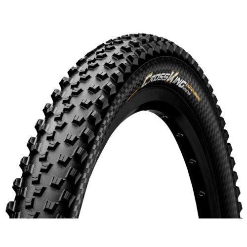 Continental MTB kerékpáros külső gumi 58-584 Cross King ProTection 27,5x2,3, tubeless ready, fekete/fekete, Skin hajtogathatós