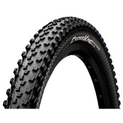   Continental MTB kerékpáros külső gumi 55-584 Cross King ProTection 27,5x2,2, tubeless ready, fekete/fekete, Skin hajtogathatós