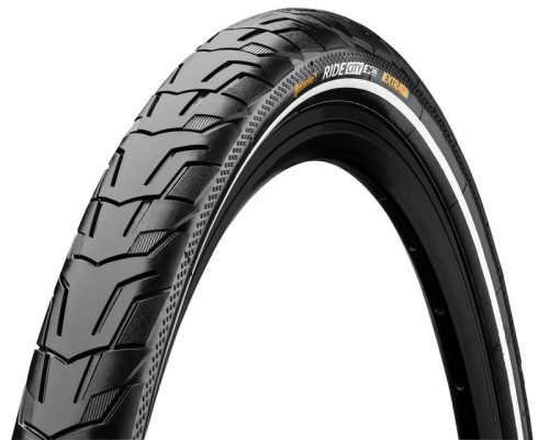 Continental kerékpáros külső gumi 32-622 Ride City 28x1 1/4x1 3/4 fekete/fekete, reflektoros