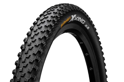 Continental MTB kerékpáros külső gumi 55-584 Cross King ShieldWall 27,5x2,2, tubeless ready, fekete/fekete, Skin hajtogathatós