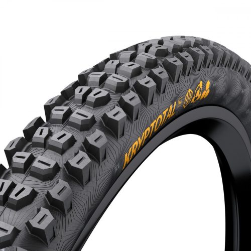 Continental MTB kerékpáros külső gumi 65-584 Kryptotal-R Enduro Soft 27,5x2,6, tubeless ready, fekete/fekete, hajtogathatós, hátra