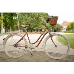   Egyedi Nora Shepherd városi kerékpár - Nőknek - 1sp/N3/N7 kivitelben - Bronz-krém