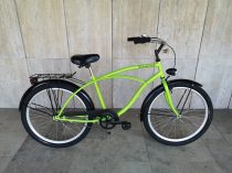   Toldi Cruiser - Férfi cruiser kerékpár - 1 sebességes - kontrás bicikli - Neon zöld színben