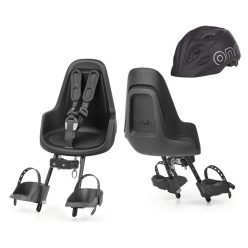   Bobike első gyerekülés ONE mini + in-mold gyereksisak szettben, fekete XS