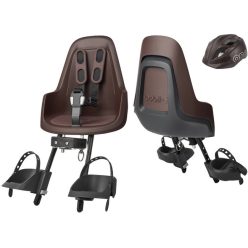   Bobike első gyerekülés ONE mini + in-mold gyereksisak szettben, kávé barna XS