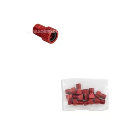   Pumpacsőszűkítő szingó gumigyűrűs red hosszú 10db/csomag