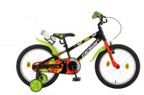   Polar kerékpár 18" Junior - fiú - fekete - Dinó design  