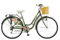 Polar Grazzia városi kerékpár 28" - női - 6 sebességes - fekete