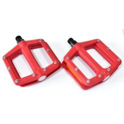 Pedál blp kompozit 9/16" mtb+szegecs piros platform