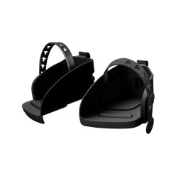   Polisport lábtartó+pántok - Groovy/Joy/Wallaroo/Bubbly Maxi/Koolah/Boodie FF/CFS gyerekülésekhez, fekete