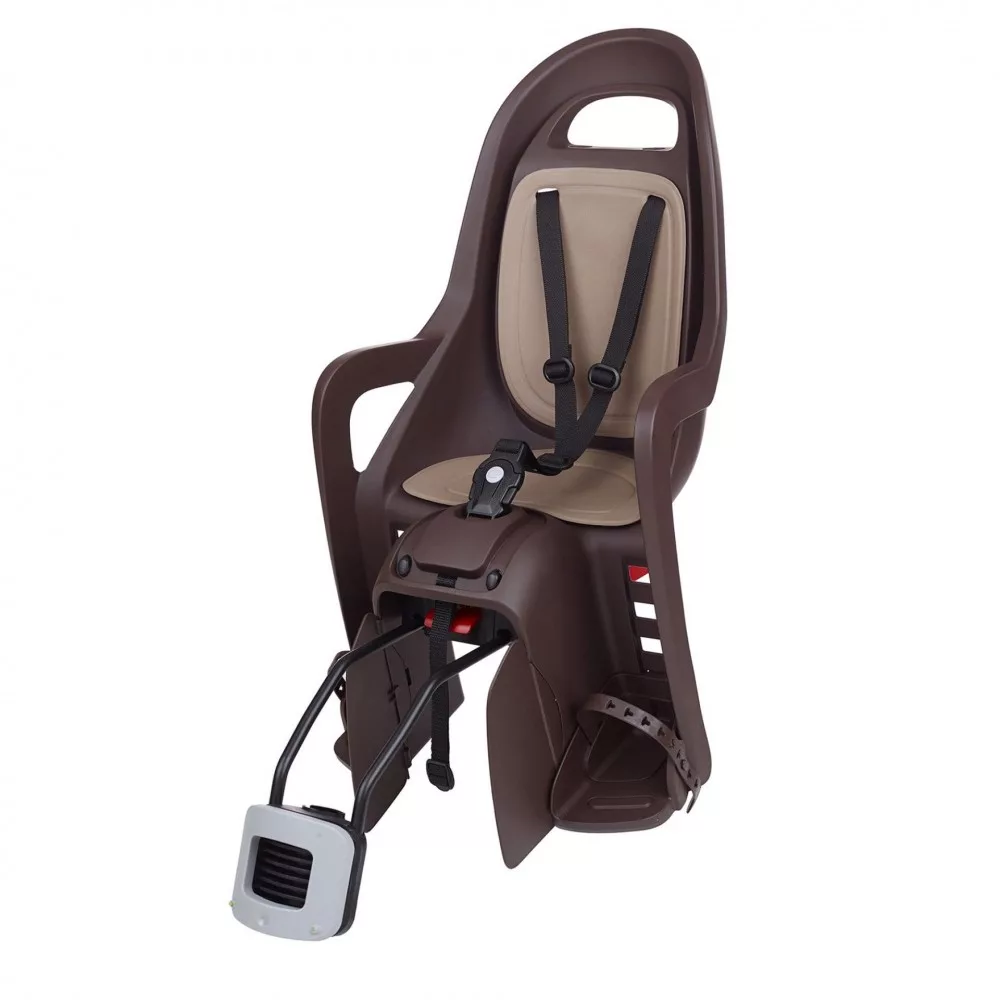 Polisport Groovy RS Plus Child Bike Seat For Frame - Black/dark Grey