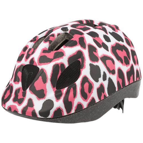 Polisport kerékpáros gyerek sisak Pink Cheetah fehér/pink/mintás, XS (46-53 cm)