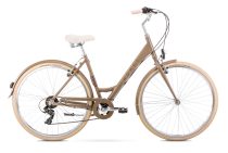   ROMET Sonata Eco 28" matt pezsgőszín + kosár - női városi kerékpár