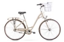   ROMET Art Deco Classic 28" pezsgőszín + kosár - női városi kerékpár