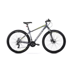   ROMET Rambler R9.1 SPECIAL 29" férfi MTB kerékpár - szürke-zöld-ezüst - M / 17"-os vázméret