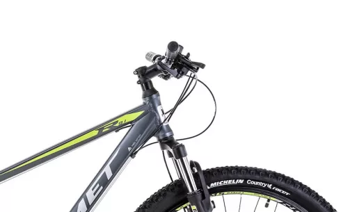 ROMET Rambler R9.1 SPECIAL 29" férfi MTB kerékpár - szürke-zöld-ezüst - M / 17"-os vázméret