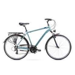   ROMET Wagant 1 férfi trekking kerékpár - ezüstkék-kék - M / 19"