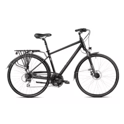   ROMET Wagant 4 férfi trekking kerékpár - fekete-szürke - M / 19"