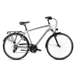   ROMET Wagant férfi trekking kerékpár - ezüst-sárga - M / 19"