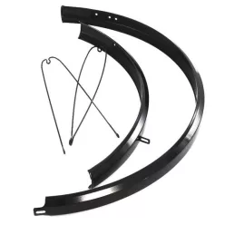   Sárvédő acél 28"+pálca touring touring hazai fekete