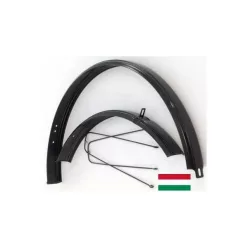 Sárvédő acél 26" mtb+pálca hazai fekete