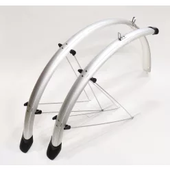   Sárvédő alu-plastic 28" 46mm. V.Pálca silver or type+toldat