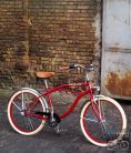 Egyedi Stray Cat Férfi Cruiser Kerékpár 1sp/3sp - Bordó-Króm