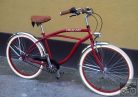 Egyedi Stray Cat Férfi Cruiser Kerékpár 1sp/3sp - Bordó-Króm