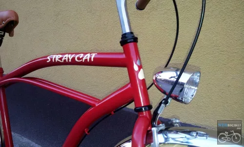 Egyedi Stray Cat Férfi Cruiser Kerékpár 1sp/3sp - Bordó-Króm