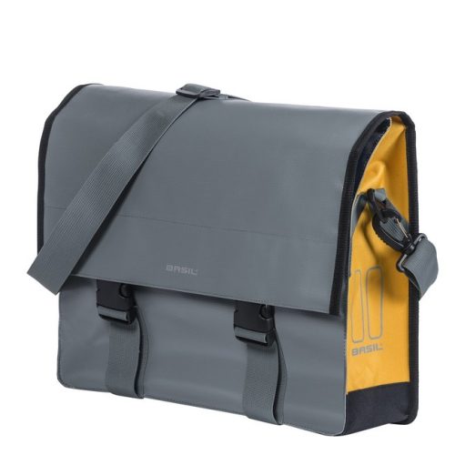 Basil egyoldalas táska - Urban Load Messenger Bag - Hook ON - szürke - arany